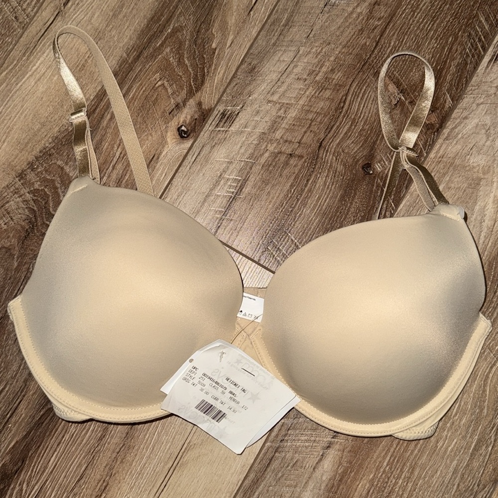 NWT Women's Maidenform Convertible Push-Up Bra | Beige - 38D